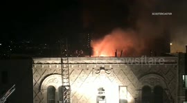 Ten people injured in large fire in The Bronx, New York