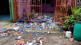 Buildings damaged when storm hits central Thailand
