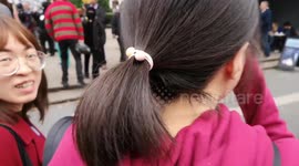 Amazing Reaction To A Scary Zombie Prank During The Very Last World Zombie Day In Central London