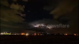 Amazing Lightning Show From Verdigris, Oklahoma