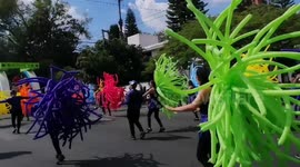 Amazing scenes from traditional October festival in Mexico