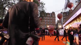 B-Roll from the 63rd BFI London Film Festival: 'The Aeronauts' premiere