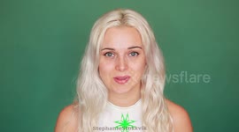 Girl transforms into the Starbucks logo - makeup tutorial Halloween