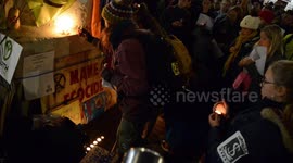 Extinction Rebellion protests enter third night in London amid dancing and tents