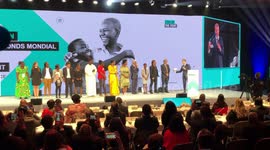 French President Emmanuel Macron announces $14billion raised to fight AIDS, malaria and tuberculosis