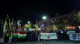 Rise Up For Rojava Protest Takes Place in Malmö, Sweden