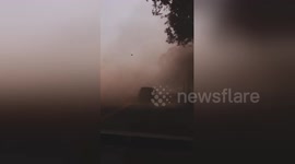 Newsflare Edit - Newsflare Edit - SANTA ANA WINDS BLOWING THROUGH CAMARILLO, CA