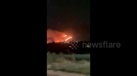Shocking blaze grows rapidly in California