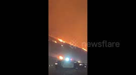 Saddleridge fire in California increases in size to 4,600 acres