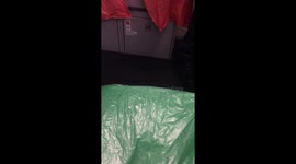 Easyjet flight gets flooded by torrential rain in Bristol