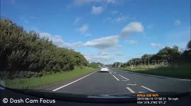 Dangerous Overtake On A66 - Near Miss Head On