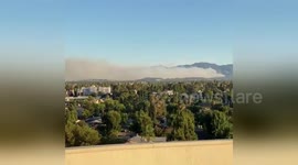 Newsflare Edit - View of the fires from work #valley #valleyfire https://t.co/PD75zArIkg