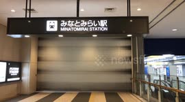 Yokohama metro station shut because of Typhoon Hagibis