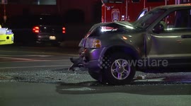 Battalion Chief Truck Involved in Serious Crash with SUV