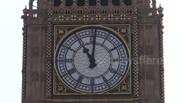 ARCHIVES: Big-Ben tower beats 11 o'clock in London, UK
