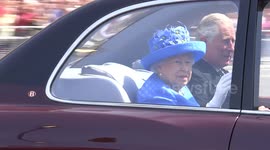 ARCHIVES: The Queen Elizabeth II is going to the State Opening of Parliament ceremony by car for the first time in history. London, UK