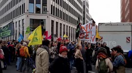 Extinction Rebellion protesters gather in Berlin
