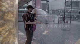 typhoon in Tokyo