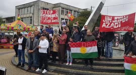 Turkey's invasion on Syria protest plymouth , devon uk