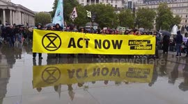 Extinction Rebellion protesters march in London