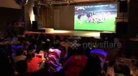 Japan fans erupt at final whistle as Brave Blossoms beat Scotland