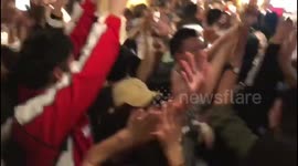 Pub in Osaka goes wild as Japan beat Scotland to claim place in quarter-finals