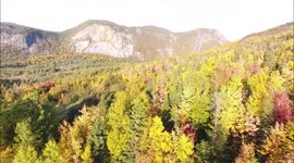 Incredible drone footage captures Newfoundland's stunning autumnal scenery