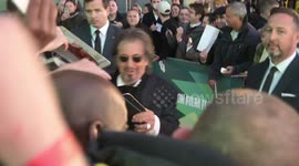 Al Pacino signs for fans and throws pen back  at premiere of The Irishman at the last night of the London Film Festival