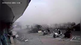 Nine people killed after huge gas explosion at Chinese snack bar