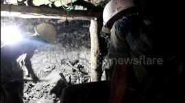 Indonesian coal miners work backbreaking labour for just £8 a day