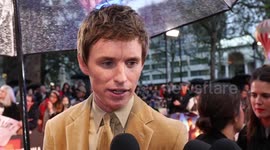 Eddie Redmayne on The Aeronauts, Felicity Jones at London Film Festival 2019 premiere