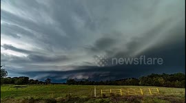 Rotating Supercell Time Lapse