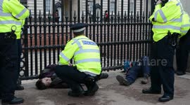 Two Extinction Rebellion protesters arrested outside Buckingham Palace gates