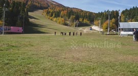 weekend walk and gym in the mountain for an big people