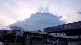 Time-lapse Footage Of Fire Rainbow In Malaysia
