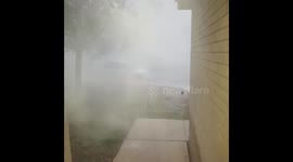 Severe thunderstorm strikes Texas