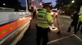 Extinction Rebellion Protestors Trick Police By Going A Different Way To Which The Police Thought They Would Go