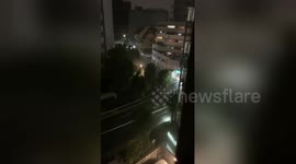 Newsflare Edit - Typhoon  Hagibis Tokyo
