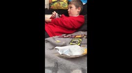 Son Amazed to find his own Personalised Match Attack Card hidden in New pack