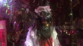 Helloween preparation in Spain.