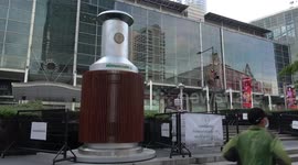 Giant air purifier installed to fight chronic air pollution in Bangkok