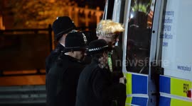 Police arrest Extinction Rebellion protester who climbed Big Ben dressed as Boris Johnson