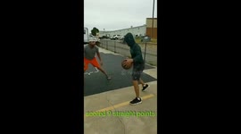 David vs Goliath ( 5'7 magician guy demolished 6'3 guy in one on one basketball )