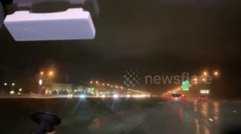 Transformer flashing before tornado