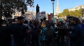 Rave against Brexit in Trafalgar Square