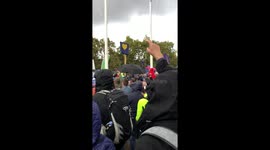 The moment the People’s March crowd find out the Letwin Amendment was passed