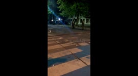 Police attack protesters during protest in Chile