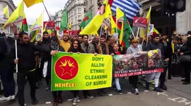 Kurdish rally central London