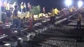 Around 1,000 workers build new track connecting Chinese stations in only 4.5 hours