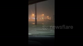 Newsflare Edit - Dallas Tornado Thunderstorm Lightning Rain Eye of Storm